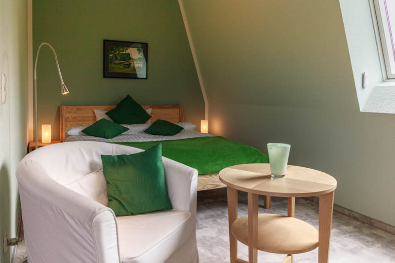 Gemütlichkeit im Smaragd Apartment der Pension Wildau